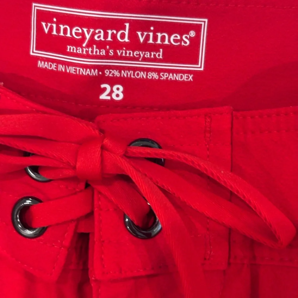 Vineyard Vines Bold Red Swim Trunks